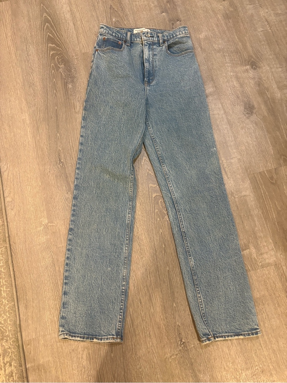 Abercrombie &Fitch Classic 90sHigh-Rise Straight Leg Women's Jeans Blue size 26